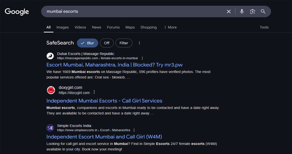 Mumbai Call Girls Google's Trusted